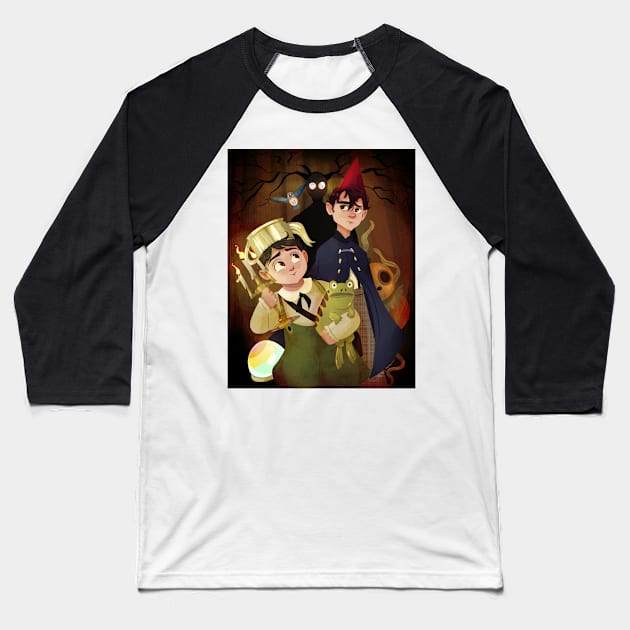 Over The Garden Wall Baseball T-Shirt by ArtByGerdy